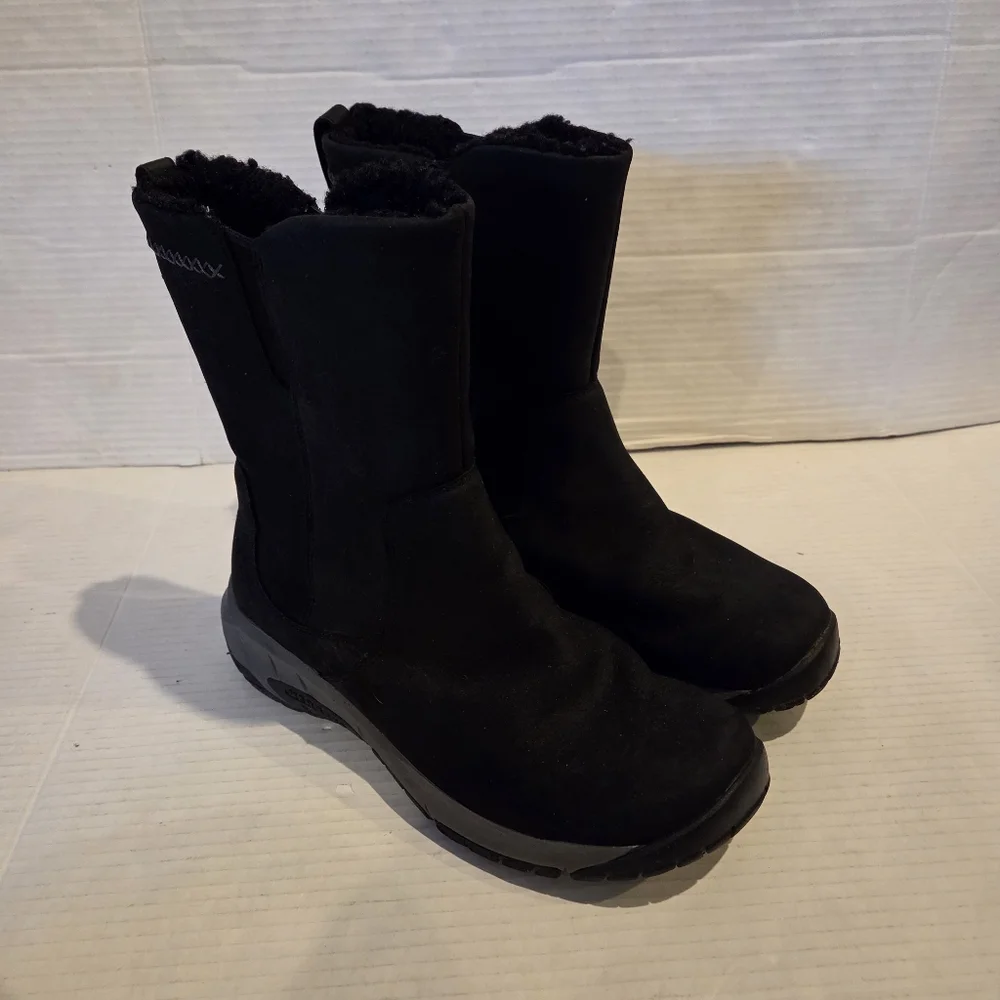 Merrell Encore 4 Tall Zip Polar Boots winter 9.5 Waterproof Black Shoes 100grm